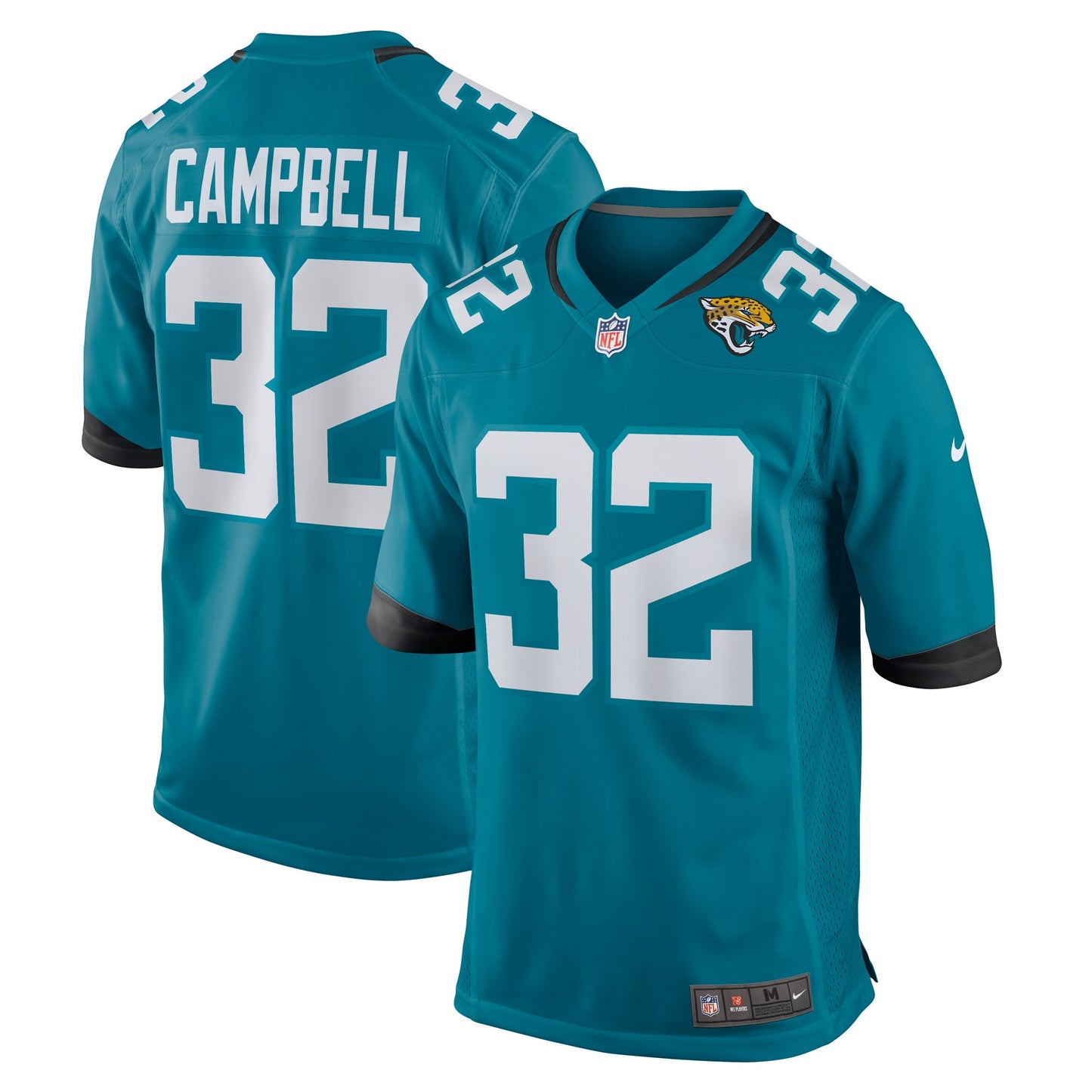 Tyson Campbell Jacksonville Jaguars Nike Game Jersey - Teal