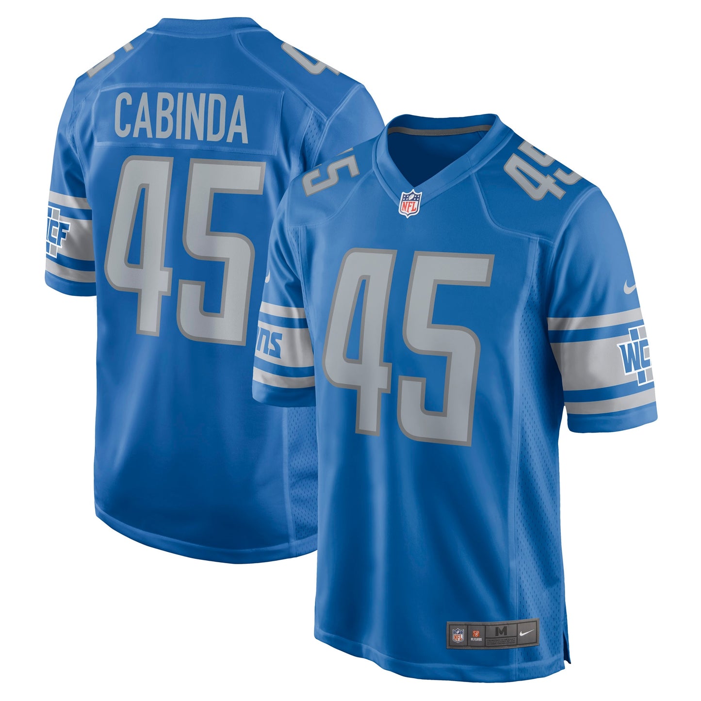 Jason Cabinda Detroit Lions Nike Game Player Jersey - Blue