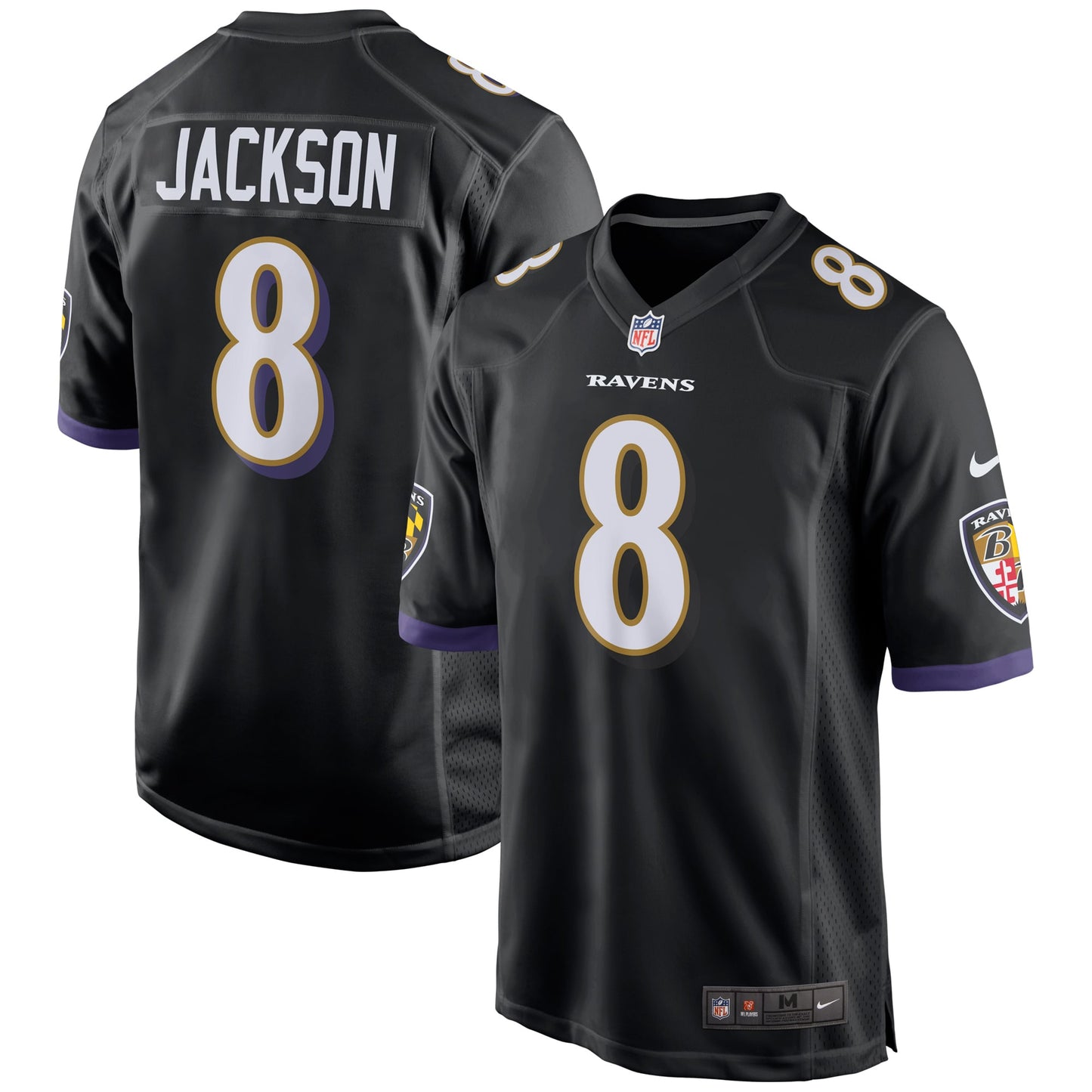 Lamar Jackson Baltimore Ravens Nike Game Jersey - Black